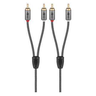 Goobay Tulp kabel | 2x tulp naar 2x tulp | M ↔ M | Goobay | 5 meter (Stereo, 100% koper) 65295 K010411234 - 1
