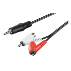 Goobay Tulp naar jack 3.5 mm kabel | Extra poorten | Goobay | 1.5 meter (Stereo) 50213 K010411235 - 1
