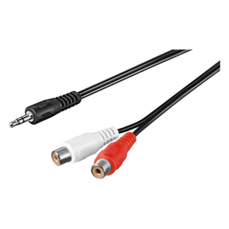 Goobay Tulp naar jack 3.5 mm kabel | V ↔ M | Goobay | 1.5 m (Stereo) 50116 K010411216 - 1