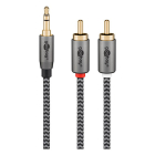 Goobay Tulp naar jack kabel | M → M | Goobay | 3 m (3.5 mm, Stereo, Verguld, 100% koper, 3-polig) 65289 K010411069 - 2