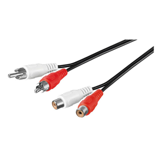 Goobay Tulp verlengkabel | V ↔ M | Goobay | 1.5 meter (Stereo) 50025 K010411239