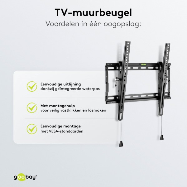 Goobay Tv beugel | Goobay | 32 tot 55 inch (Kantelbaar, Max. 70 kg) 49909 K101501203 - 9