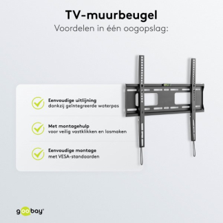Goobay Tv beugel | Goobay | 32 tot 55 inch (Vast, Max. 50 kg) 49890 K101501197 - 7