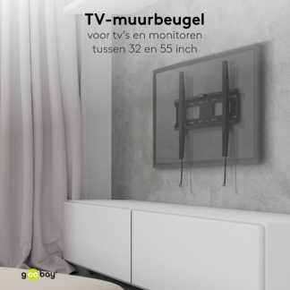 Goobay Tv beugel | Goobay | 32 tot 55 inch (Vast, Max. 50 kg) 49890 K101501197 - 9