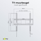 Goobay Tv beugel | Goobay | 32 tot 55 inch (Vast, Max. 50 kg) 49890 K101501197 - 5