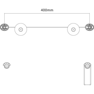 Goobay Tv beugel | Goobay | 37 tot 70 inch (Universeel, Met flexibel kabel ophangsysteem, Max. 50 kg) 63490 K101501194 - 4
