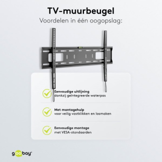 Goobay Tv beugel | Goobay | 37 tot 70 inch (Vast, Max. 50 kg) 49891 K101501196 - 6