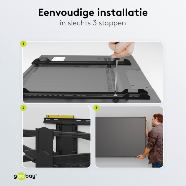 Goobay Tv beugel | Goobay | 43 tot 100 inch (Draai- en kantelbaar, Max. 60 kg) 49746 K101501201 - 10