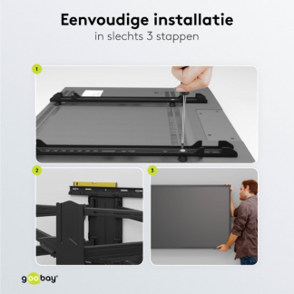 Goobay Tv beugel | Goobay | 43 tot 100 inch (Draai- en kantelbaar, Max. 60 kg) 49746 K101501201 - 10
