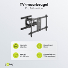 Goobay Tv beugel | Goobay | 43 tot 100 inch (Draai- en kantelbaar, Max. 60 kg) 49746 K101501201 - 7