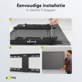 Goobay Tv beugel | Goobay | 43 tot 100 inch (Kantelbaar, Max. 70 kg) 49930 K101501204 - 8