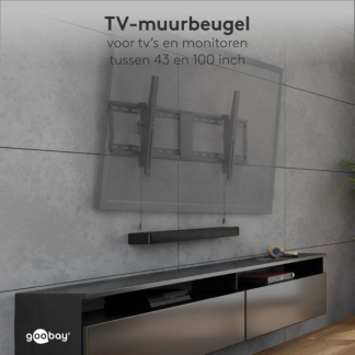 Goobay Tv beugel | Goobay | 43 tot 100 inch (Kantelbaar, Max. 70 kg) 49930 K101501204 - 10