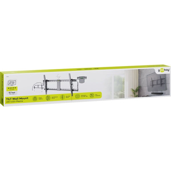Goobay Tv beugel | Goobay | 43 tot 100 inch (Kantelbaar, Max. 70 kg) 49930 K101501204 - 9