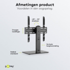 Goobay Tv standaard | Goobay | 32 tot 55 inch (Zwenkbaar, In hoogte verstelbaar, Max. 40 kg) 58524 K101501159 - 6