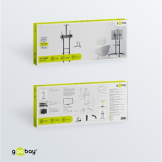 Goobay Tv vloerstandaard | Goobay | 37 tot 70 inch (Verrijdbaar, Verstelbaar, Max. 50 kg) 59508 K101501190 - 6