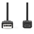 Goobay USB A naar Micro USB kabel | 1 meter | USB 2.0 (100% koper, Zwart) 93918 CCGB60500BK10 CCGL60501BK10 CCGP60500BK10 N010201013 - 3