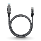 Goobay USB A naar RJ45 kabel | Goobay | 1.5 meter (USB 3.0, Cat6 FTP, Zilver/zwart) 70497 K020610055 - 4