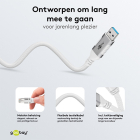 Goobay USB A naar RJ45 kabel | Goobay | 1 meter (USB 3.0, Cat6 FTP, Wit) 74157 K020610070 - 6