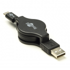 Goobay USB A naar USB C kabel | 1 meter | USB 2.0 (Uittrekbaar, Zwart) 45743 K010214050 Goobay USB A naar USB C kabel | 1 meter | USB 2.0 (Uittrekbaar, Zwart) 45743 K010214050