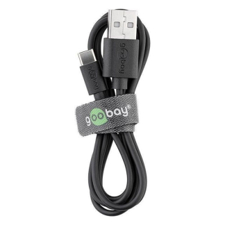 Goobay USB A naar USB C kabel | 1 meter | USB 2.0 (Zwart) 45735 K010214058 - 3