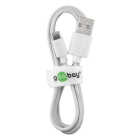 Goobay USB A naar USB C kabel | 2 meter | USB 2.0 (Wit) 59130 K010214054 - 3