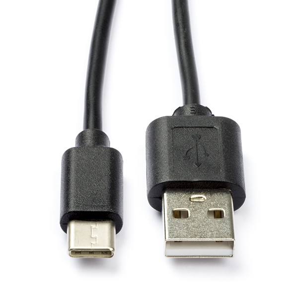 Ongelijkheid metalen Atletisch USB A naar USB C kabel | 3 meter | USB 2.0 (100% koper, Zwart) Goobay  Kabelshop.nl