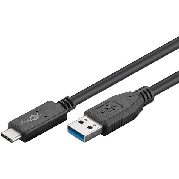 Goobay USB A naar USB C kabel | Goobay | 0.5 meter | USB 3.1 (60W, 10 Gbps) 41073 K180107343 - 1