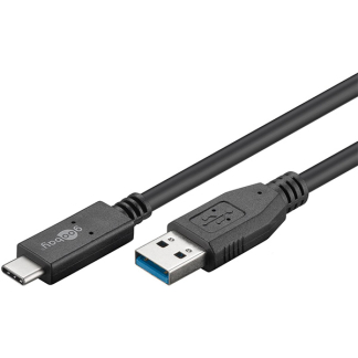 Goobay USB A naar USB C kabel | Goobay | 0.5 meter | USB 3.1 (60W, 10 Gbps) 41073 K180107343 - 1
