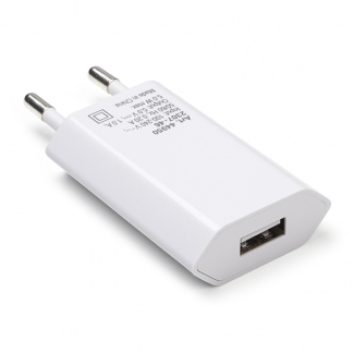 Goobay USB A oplader | Goobay | 1 poort (USB A, 5W, Wit) 44950 K120300232 - 1