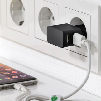 Goobay USB A oplader | Goobay | 2 poorten (USB A, 12W, Zwart) 44951 K120300239 - 2