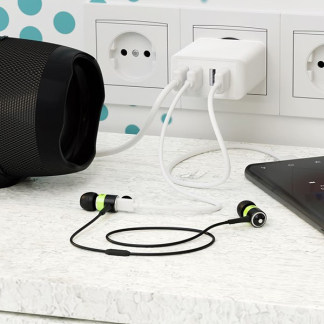 Goobay USB A oplader | Goobay | 4 poorten (USB A, 30W, Wit) 44962 K120300242 - 2