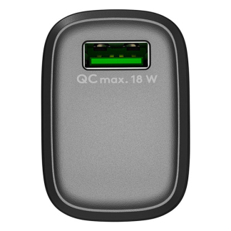 Goobay USB A oplader | Goobay (18W, 1x USB A, GaN, Quick Charge 3.0, Zwart) 61671 K180107715 - 2