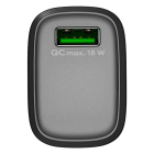 Goobay USB A oplader | Goobay (18W, 1x USB A, GaN, Quick Charge 3.0, Zwart) 61671 K180107715 - 2