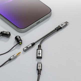 Goobay USB C naar 3.5 mm jack | Goobay | 0.15 meter (Extra USB C poort) 74524 K010221055 - 3