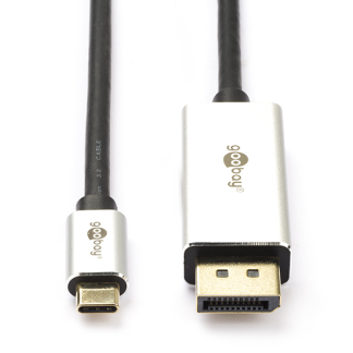 Goobay USB C naar DisplayPort kabel | Goobay | 2 meter (8K@60Hz) 60176 K010214284 - 