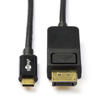 Goobay USB C naar DisplayPort kabel - Goobay - 1.2 meter (4K@60Hz) 79295 K010214137 - 