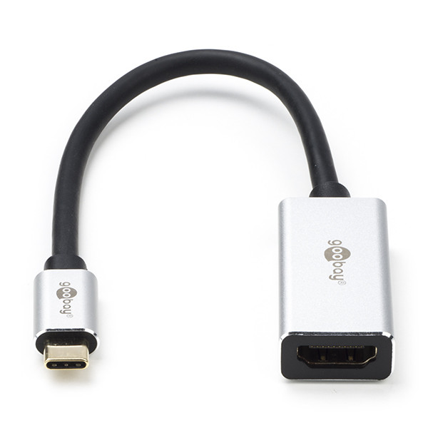 Goobay USB C naar HDMI adapter | Goobay | 0.15 meter (8K@30Hz, Verguld) 60194 K010214286 - 1