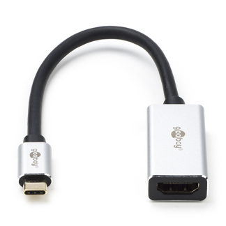Goobay USB C naar HDMI adapter | Goobay | 0.15 meter (8K@30Hz, Verguld) 60194 K010214286 - 