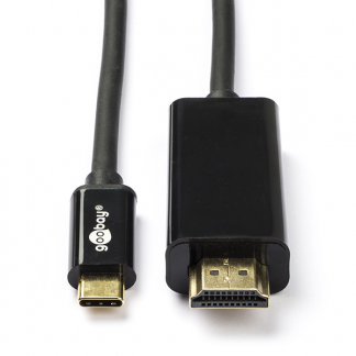 Goobay USB C naar HDMI kabel | Goobay | 1.8 meter (4K@60Hz) 77528 K010214126 - 1