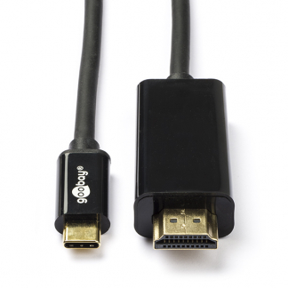 Goobay USB C naar HDMI kabel | Goobay | 1.8 meter (4K@60Hz) 77528 K010214126 - 