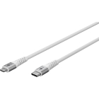 Goobay USB C naar Lightning kabel | Goobay | 3 meter | USB 2.0 (60W, 480 Mbps, Wit) 74521 K180107390 - 2