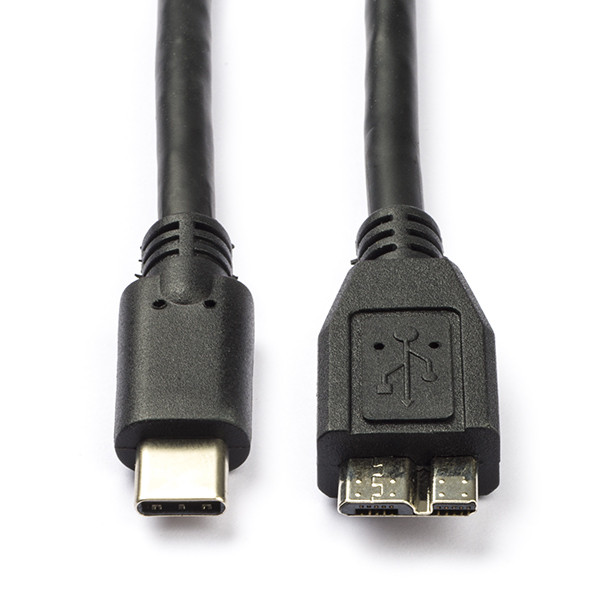 Goobay USB C naar Micro USB kabel | 0.6 meter | USB 3.0 (100% koper, Zwart) 67995 K070601070 - 1