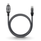 Goobay USB C naar RJ45 kabel | Goobay | 1 meter (USB 3.1, Cat6 FTP, Zilver/zwart) 70696 K020610062 - 3
