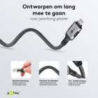 Goobay USB C naar RJ45 kabel | Goobay | 1 meter (USB 3.1, Cat6 FTP, Zilver/zwart) 70696 K020610062 - 6