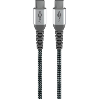 Goobay USB C naar USB C kabel | Goobay | 0.5 meter | USB 2.0 (60W, 480 Mbps) 49301 K180107337 - 1