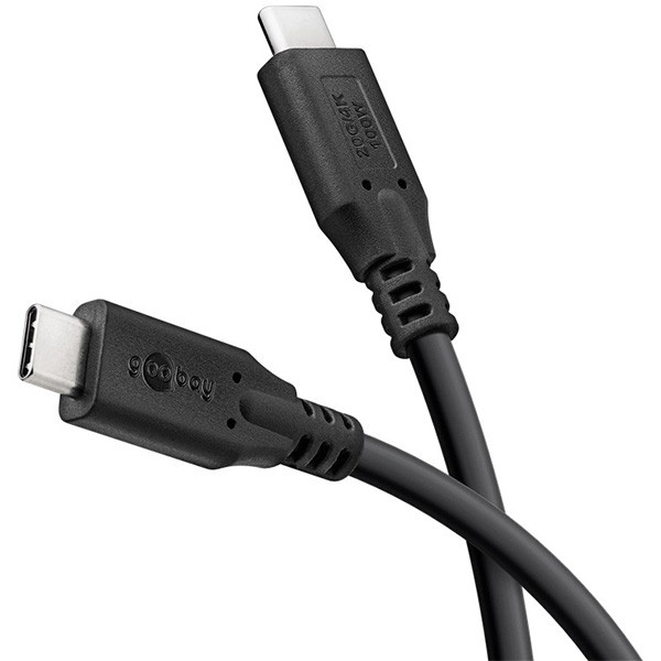 Goobay USB C naar USB C kabel | Goobay | 0.5 meter | USB 4.0 (100W, 20 Gbps, Thunderbolt 3/4) 74194 K180107360 - 1