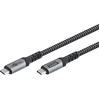 Goobay USB C naar USB C kabel | Goobay | 1.5 meter | USB 4.0 (240W, 40 Gbps, Displayport Alt Mode, Thunderbolt 3/4) 74212 K180107372 - 2