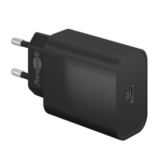 Goobay USB C snellader | Goobay | 1 poort (USB C, 45W, Power Delivery, Zwart) 61742 K180107282 - 