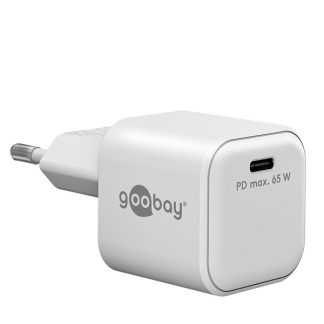 Goobay USB C snellader | Goobay | 1 poort (USB C, 65W, Power Delivery, Wit) 65370 K180107317 - 