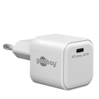 USB C snellader | Goobay | 1 poort (USB C, 65W, Power Delivery, Wit)